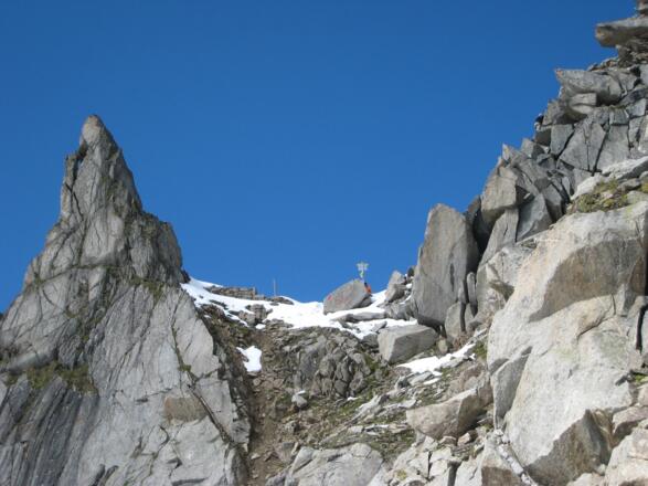 Gamsscharte von der Salzburger Seite