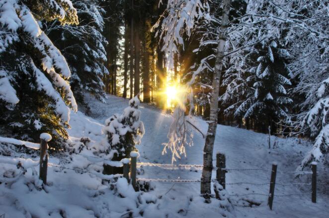 Winterlandschaft Mühlbach