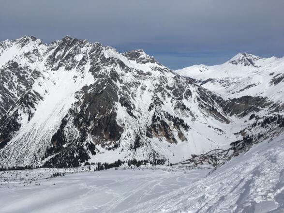 Einfahrt in die Variante