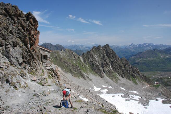 An der Seelücke Ri. Saarbrücker Hütte