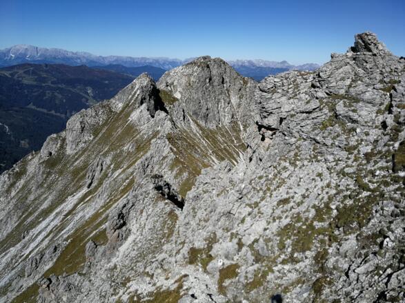 Blick von der Steinfeldspitze zum Schwarzkopf 2.263m