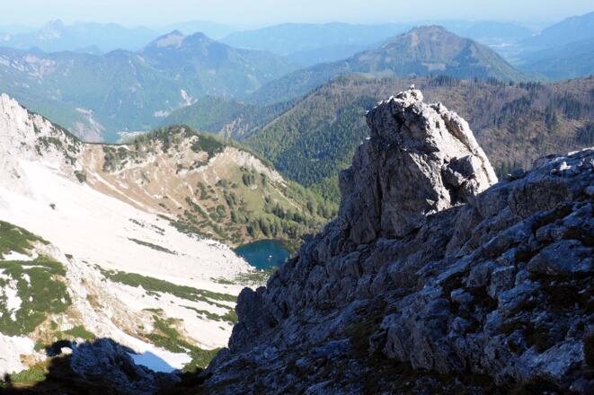 Am Grat um 1760m mit Feichtenauersee