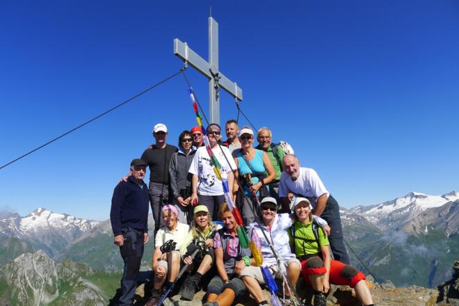 Am Gipfel des Lasörling.