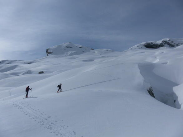 Hochzint links und Melkerloch rechts