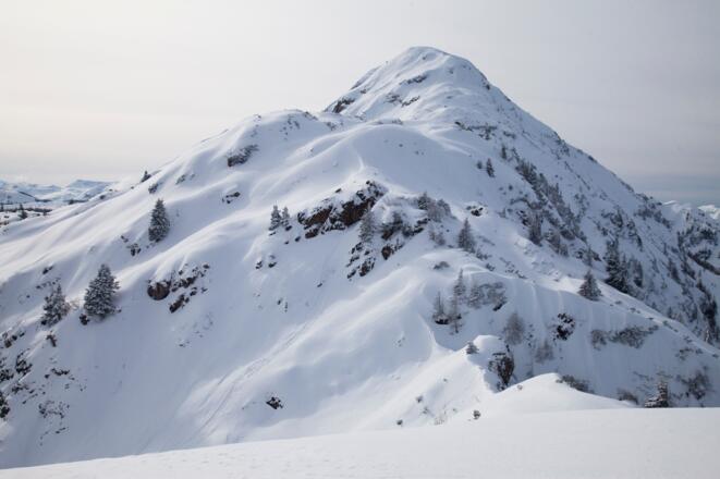 Am Gipfel. Blick zum Kuhfeldhörndl.