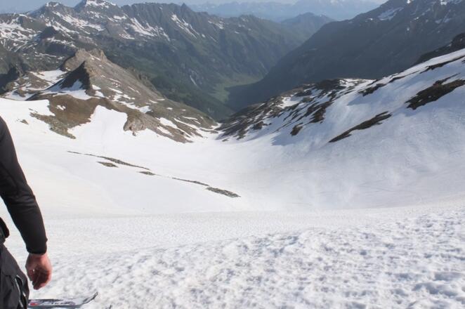 Der obere Teil der Weißenbachrinne