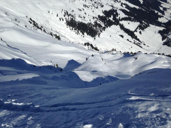 Blick in die Rinne