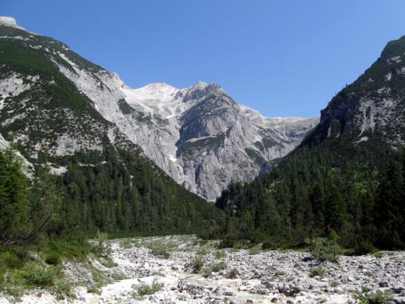 Blick zu Ödkar,- und Birkkarspitze