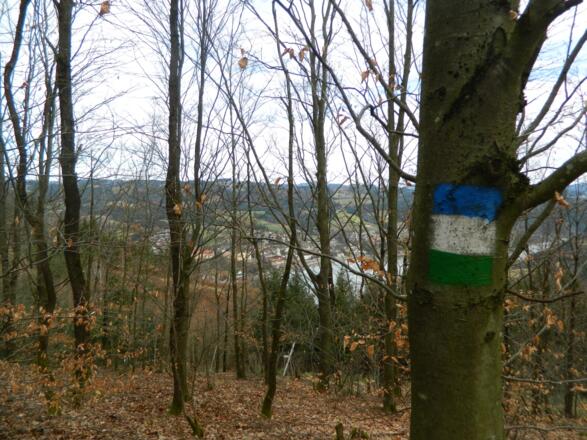 Donausteig-Markierung