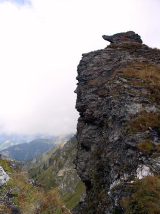Tiefblick von der Scharte ~2300m
