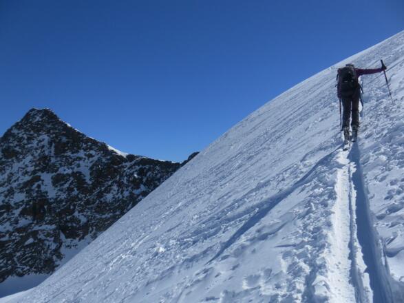 Innere Schwarze Schneid aus dem Gipfelhang