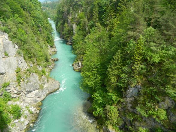 Blick Steyrdurchbruch flußabwärts
