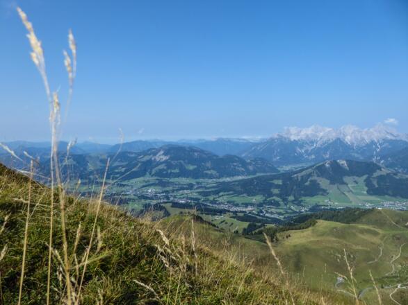 Ausblick vom Wildseeloder ins Pillerseetal.