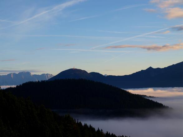 Sonnenaufgang überm Patscherkopfel