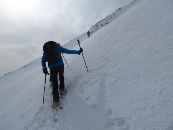 Anstieg zor östlichen Stubenscharte