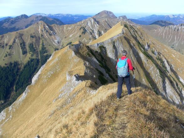 Verbindungsgrat zurück zur Sonntagsspitze