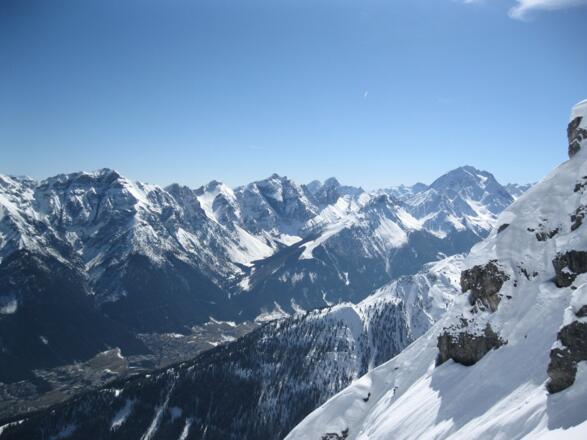 Blickins Stubaital und auf den Habicht