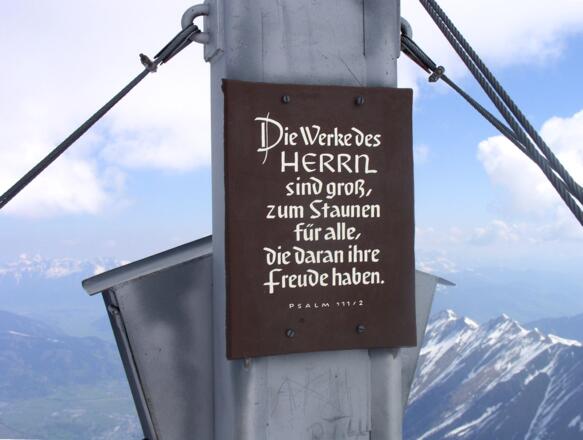 Gipfelspruch