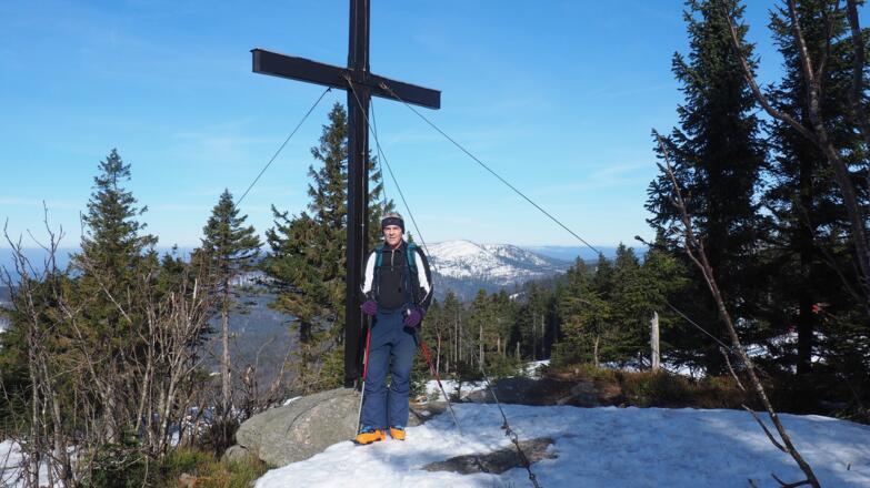 Gipfelkreuz vom Hochficht 1338m