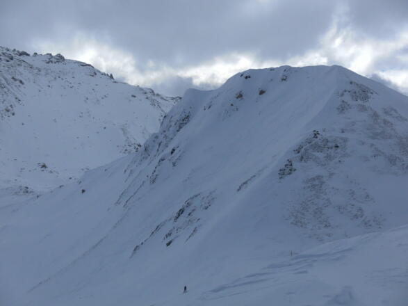 unbenannte Scharte und Mölser Sonnenspitze