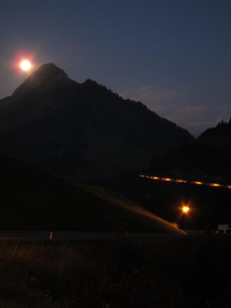 Damüls at night (19. August 2013)