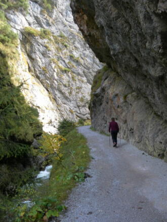 nahe dem oberen Klammende