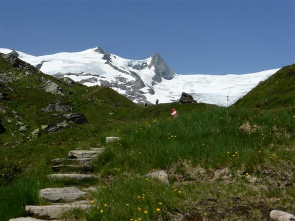 Blick auf das Venedigermassiv