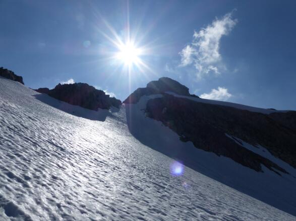 Steil ist der letzte Abschnitt bis zur Reichenspitze.