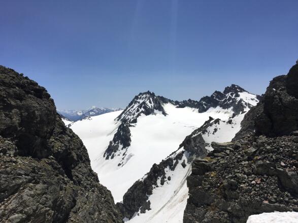 Blick aus der Rauhkopfscharte