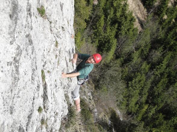 In der 4. Seillänge