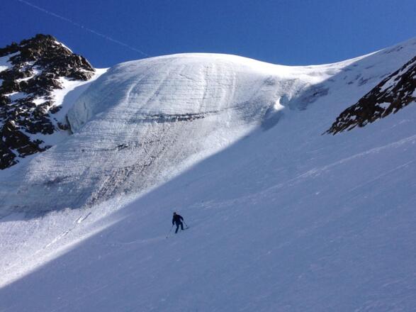 Abfahrt wenn möglich neben dem Schnabel
