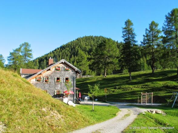 die letzten Meter zur Hütte