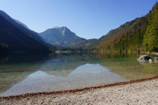 Ausklang am Vorderen Langbathsee