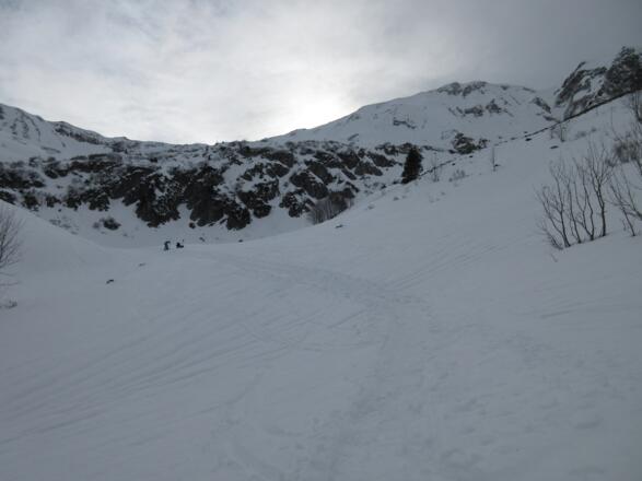 Im flachen Zwischenstück kommen wir schnell voran.