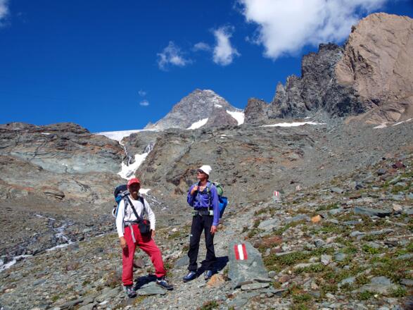 Markierung auf 2820m erreicht