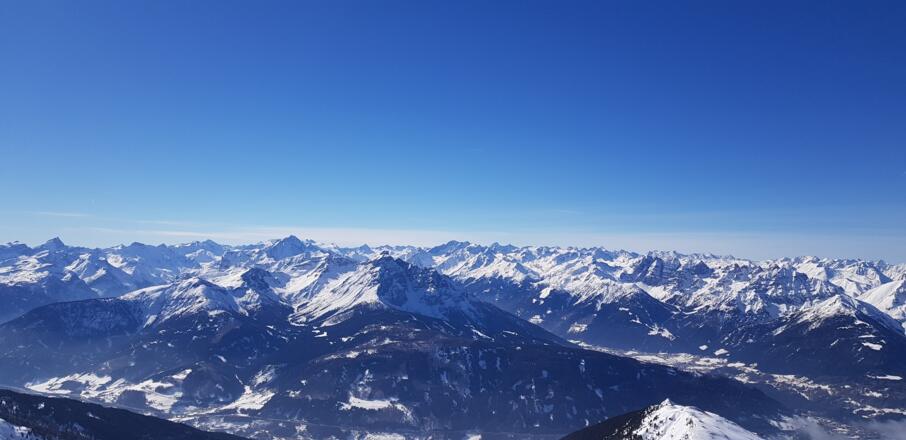 Aussicht in die Stubaier Alpen