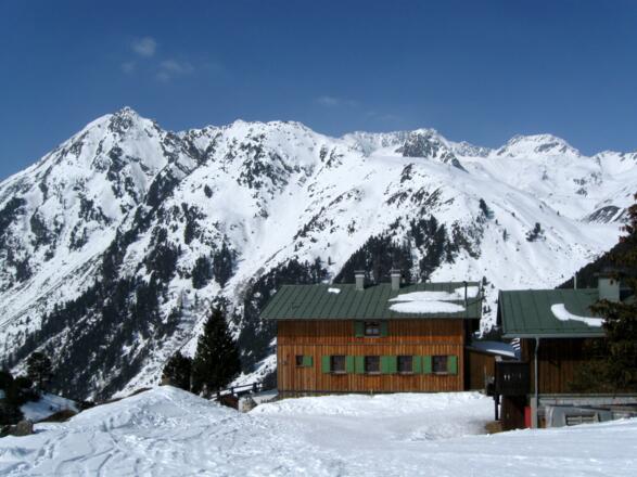 Die Hütte ist erreicht.