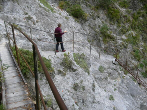 Abstieg "Gefährlicher Steig" gesperrt
