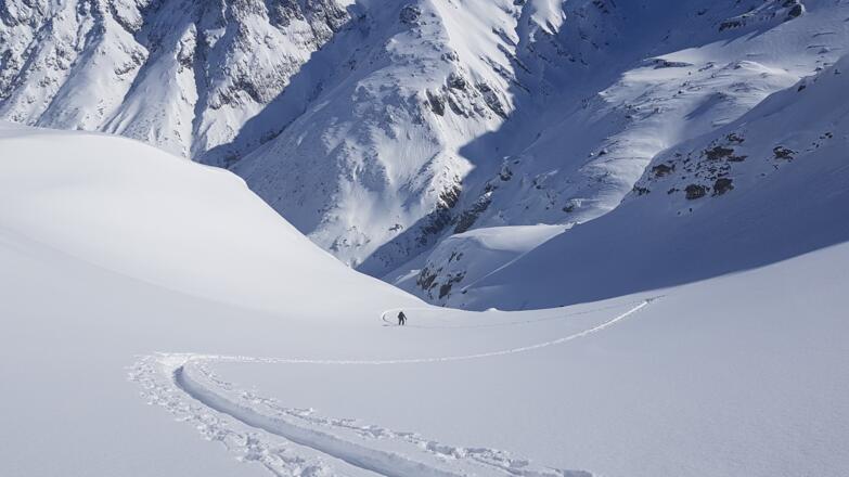 Wunderschöne Hänge vpom Fundeistal zum Galtseitejoch