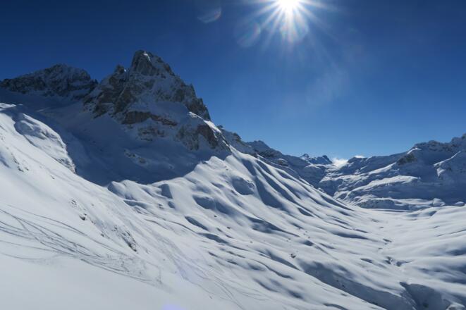 Blick nach Süden in Richtung Rohnspitze