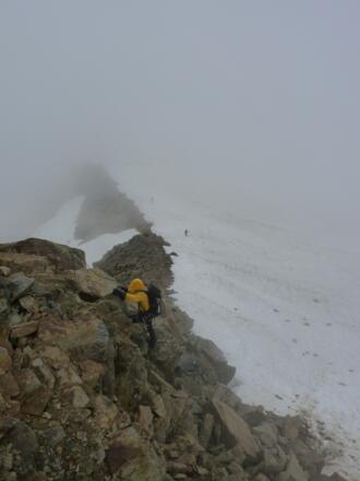 Abstieg zum Becherhaus