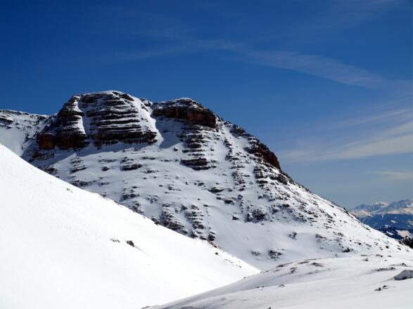 Rossarsch bei der Abfahrt vom Gipfelhang