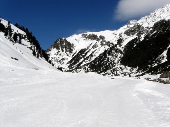 Aufstieg zunächst über die Wilde Grube.