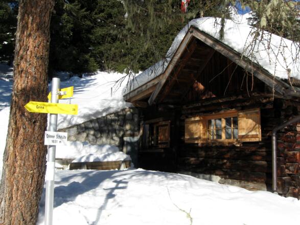 Urige kleine Hütte.