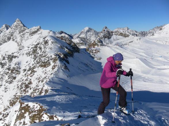 Stubaier Wildspitze hinter Kleinem Isidor