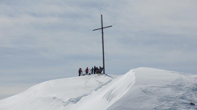 Der Gipfel der Hochkreuzspitze