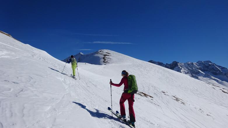 Vor dem letzen Aufschwung zur Gammerspitze ...