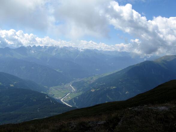 Blick ins obere Inntal.