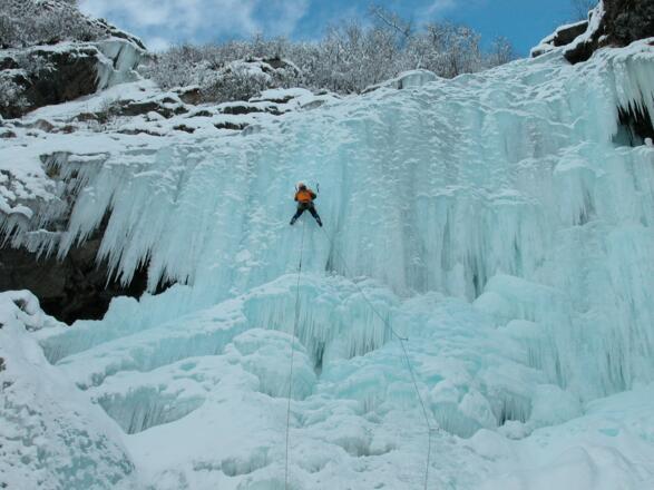 Im zentralen Teil des Gasthausfalles