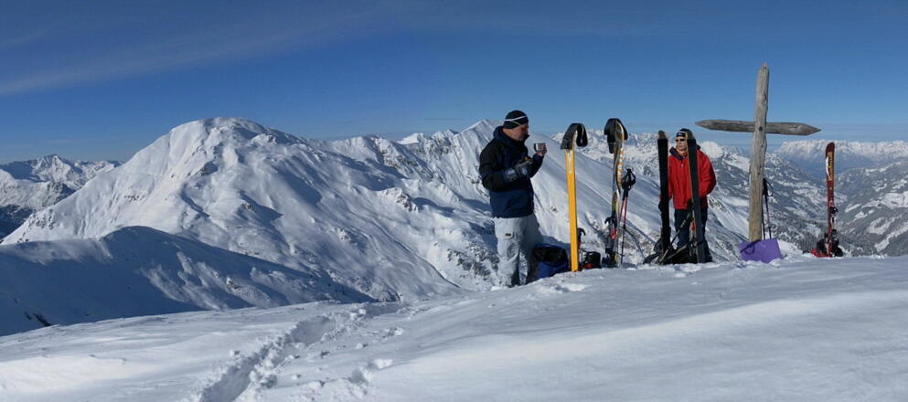 Kreuzkogel oder Döferl, links dahinter der Gamskarkogel